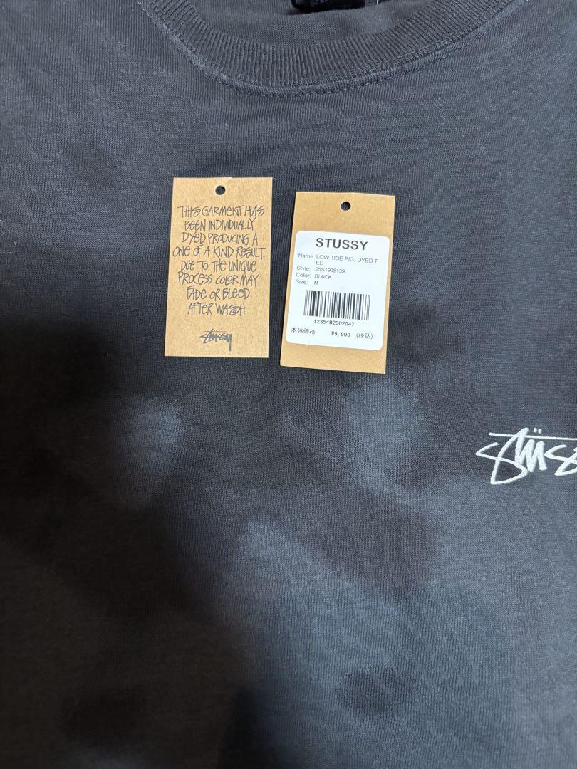 【完売品】25ss STUSSY Msize ブラック Tシャツ