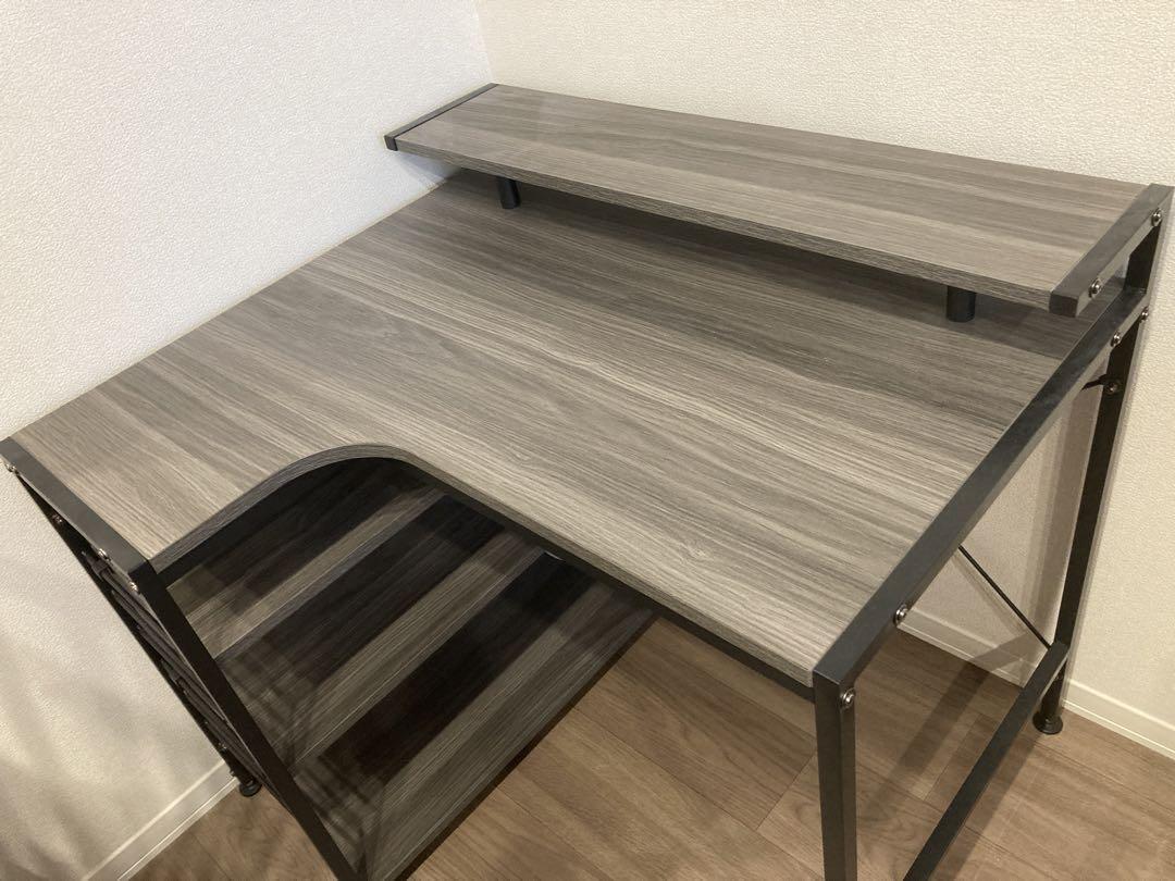 【引取限定】L字パソコンデスク　ワークデスク