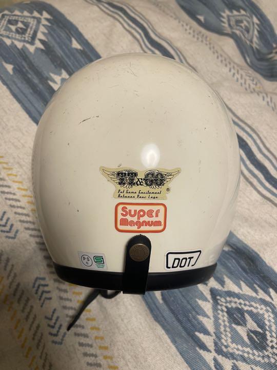 TT&CO. スーパーマグナム スモールジェットヘルメット アイボリー