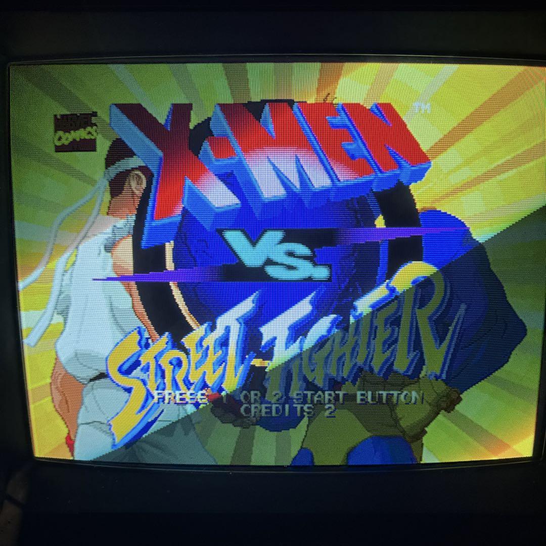 アーケード基板　cps2 X-MEN vs. STREET FIGHTER