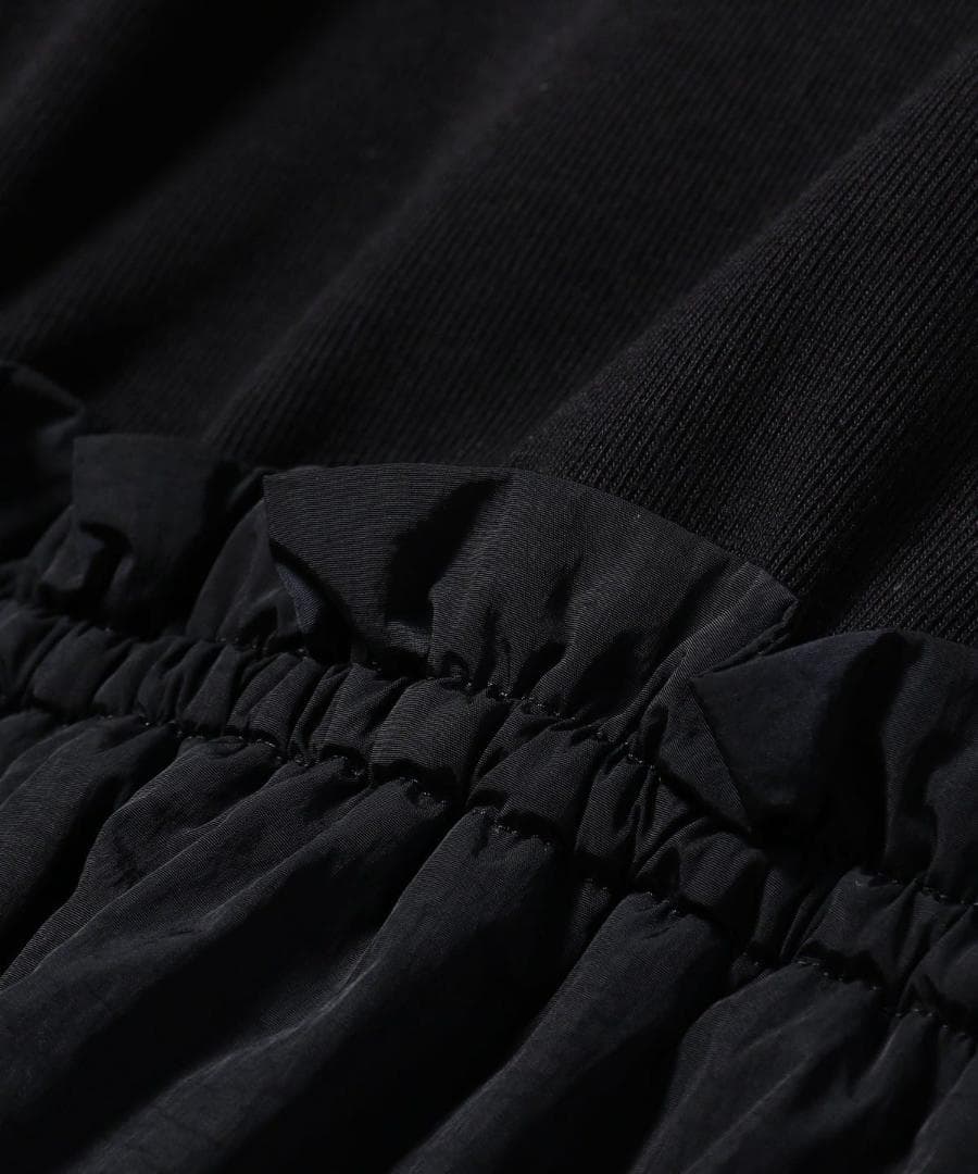 【Demi-Luxe BEAMS】新品未使用 36 ドロストコンビ ワンピース