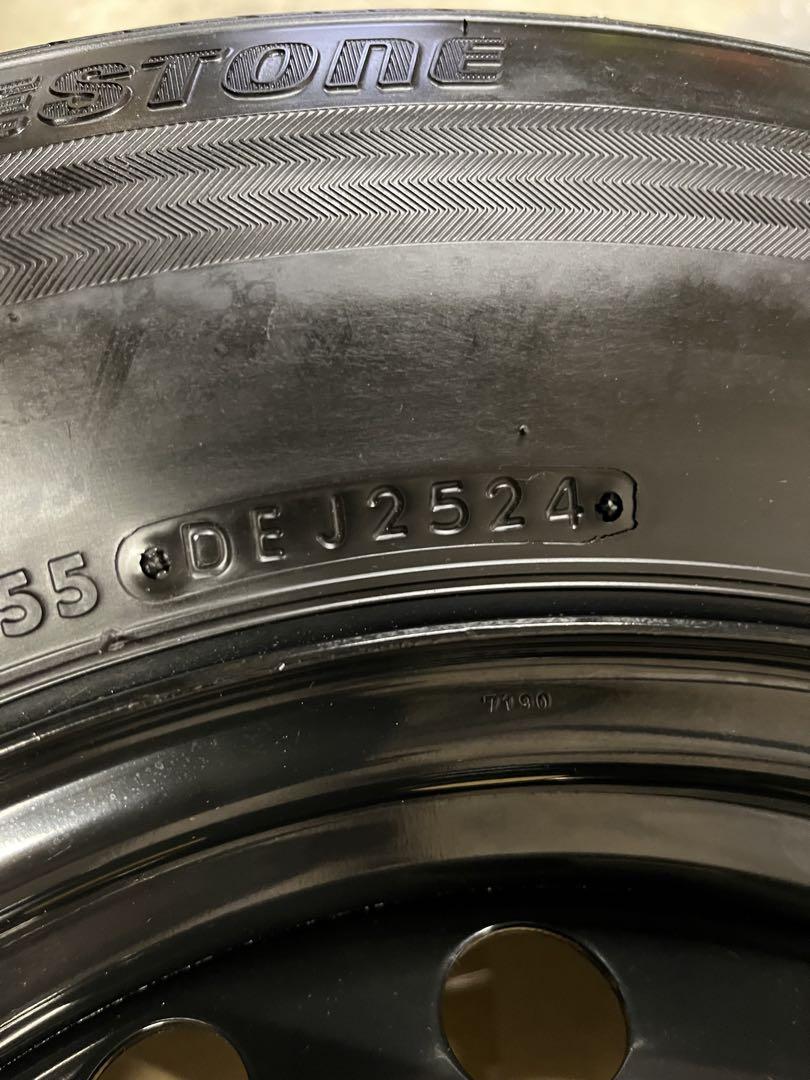 【送料込み】ハイエース新車はずし195/80R15 タイヤ・ホイール4本セット