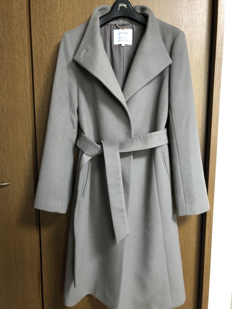 美品♡UNTITLED 上質ウールコート♡ブラウン系♡Ｍ