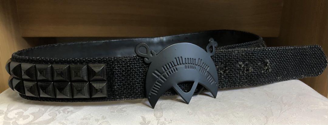 UNDERCOVER アンダーカバー スタッズ付き黒ベルト 小物 UNDERCOVER アンダーカバー スタッズ付き黒ベルト 小物