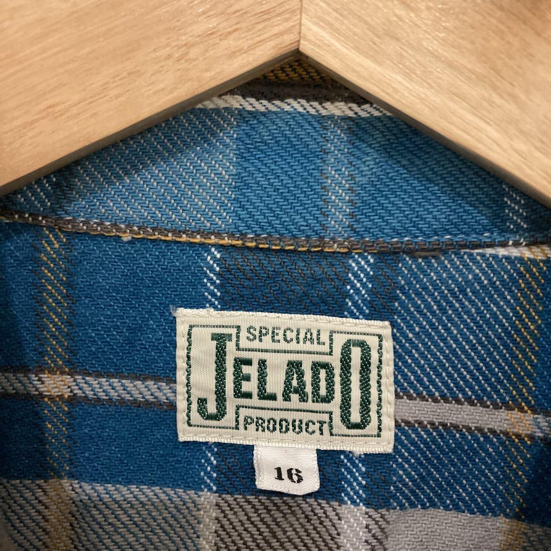 【美品】ジェラード JELADO ネルシャツ Lサイズ相当