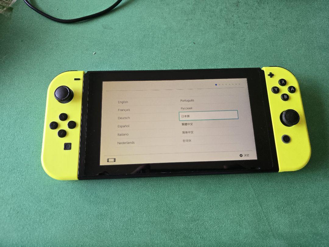 Nintendo Switch 本体 初期版 Joy-Con ネオンイエロー