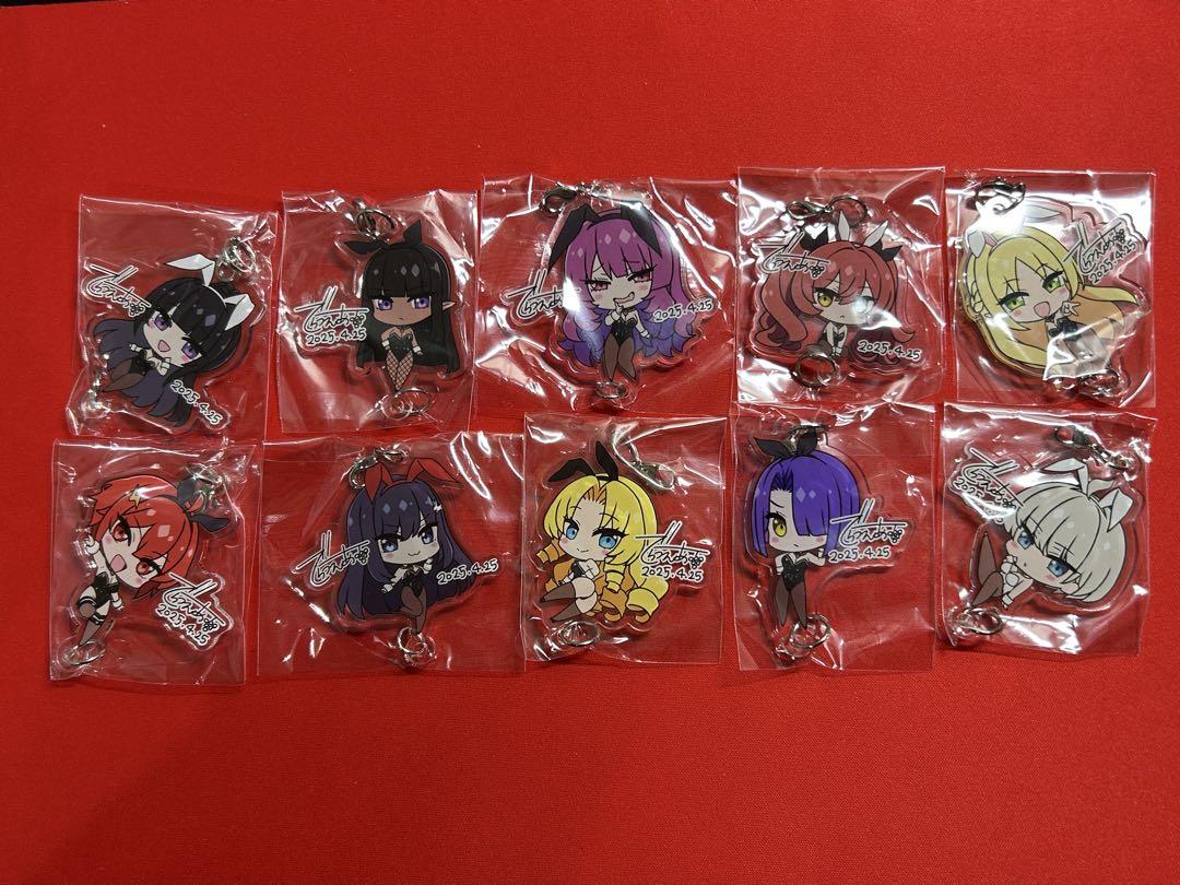 みるくふぁくとりー バニー学園！ 会場限定 SDキャラ アクリルチャーム 10種