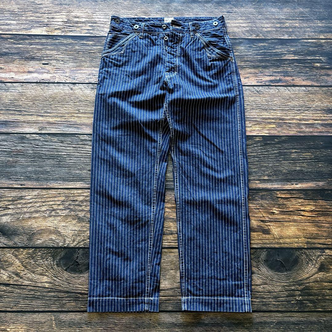 パンツ Schott / hickory denim pants