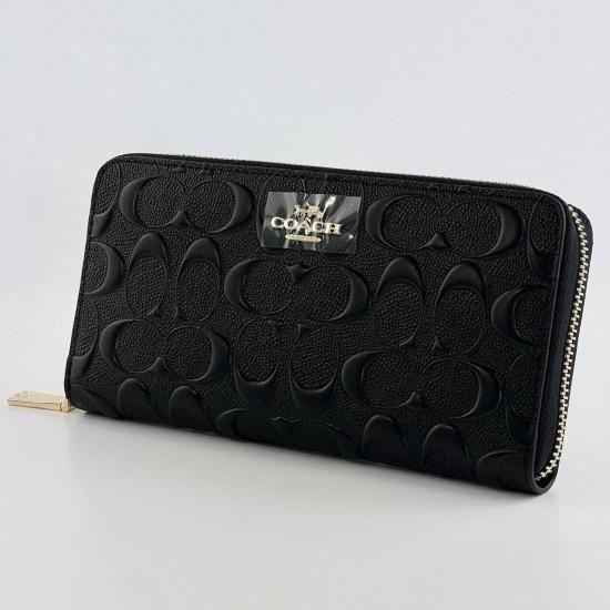 新品 未使用 コーチ COACH 黒 ブラック 長財布