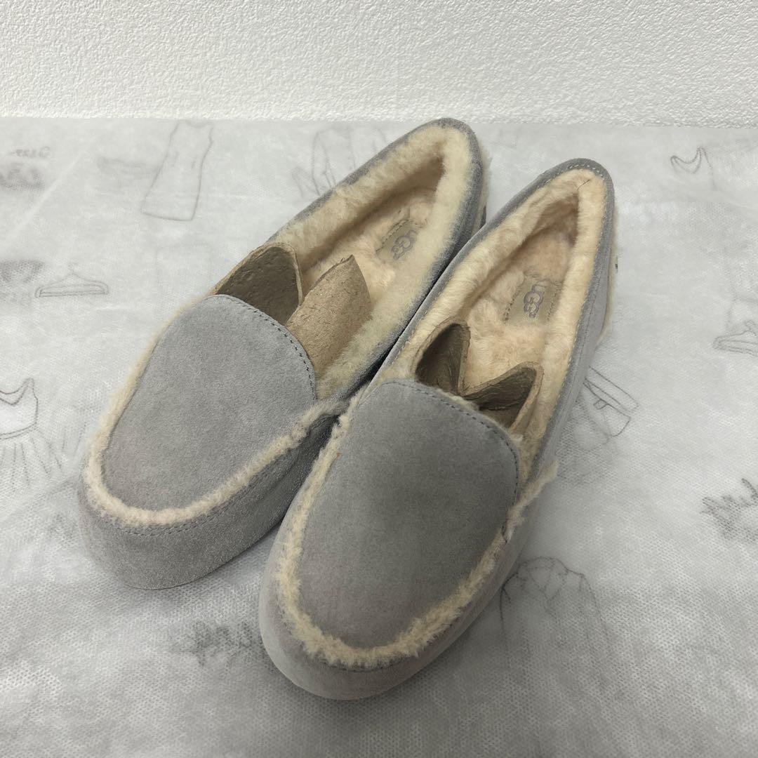 【楽天スーパーセール】 グレー レディース UGG スエード メルカリ - モカシン 靴