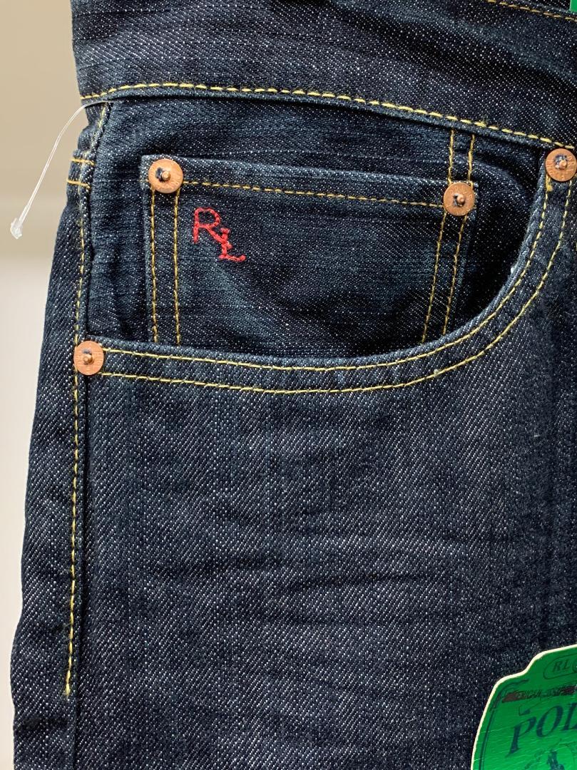 新品 32 インチ ポロ ラルフローレン POLO スリム ストレート デニム 新品 32 インチ ポロ ラルフローレン POLO スリム ストレート デニム