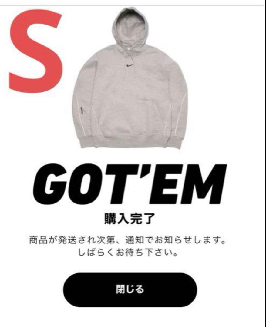 NIKE NOCTA パーカー S NIKE NOCTA パーカー S