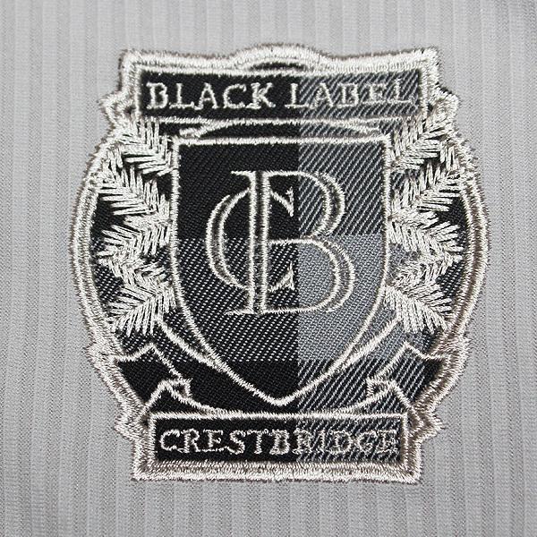 新品 L ブラックレーベル クレストブリッジ エンブレム刺繍 半袖ポロシャツ
