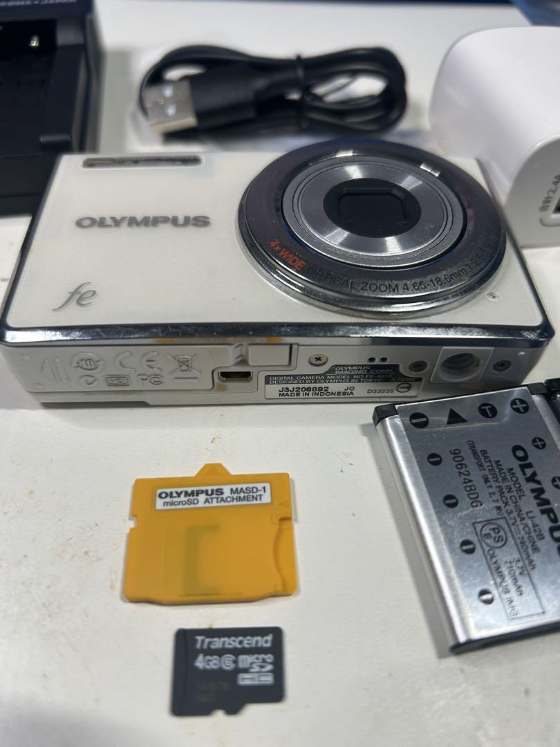 OLYMPUS FE-4010 コンパクトデジタルカメラ 本体バッテリーSD