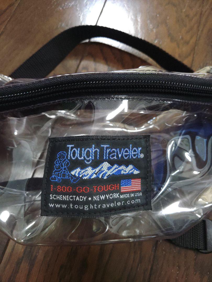 tough traveler ウエストバック　ボディバック　スケルトン　防水