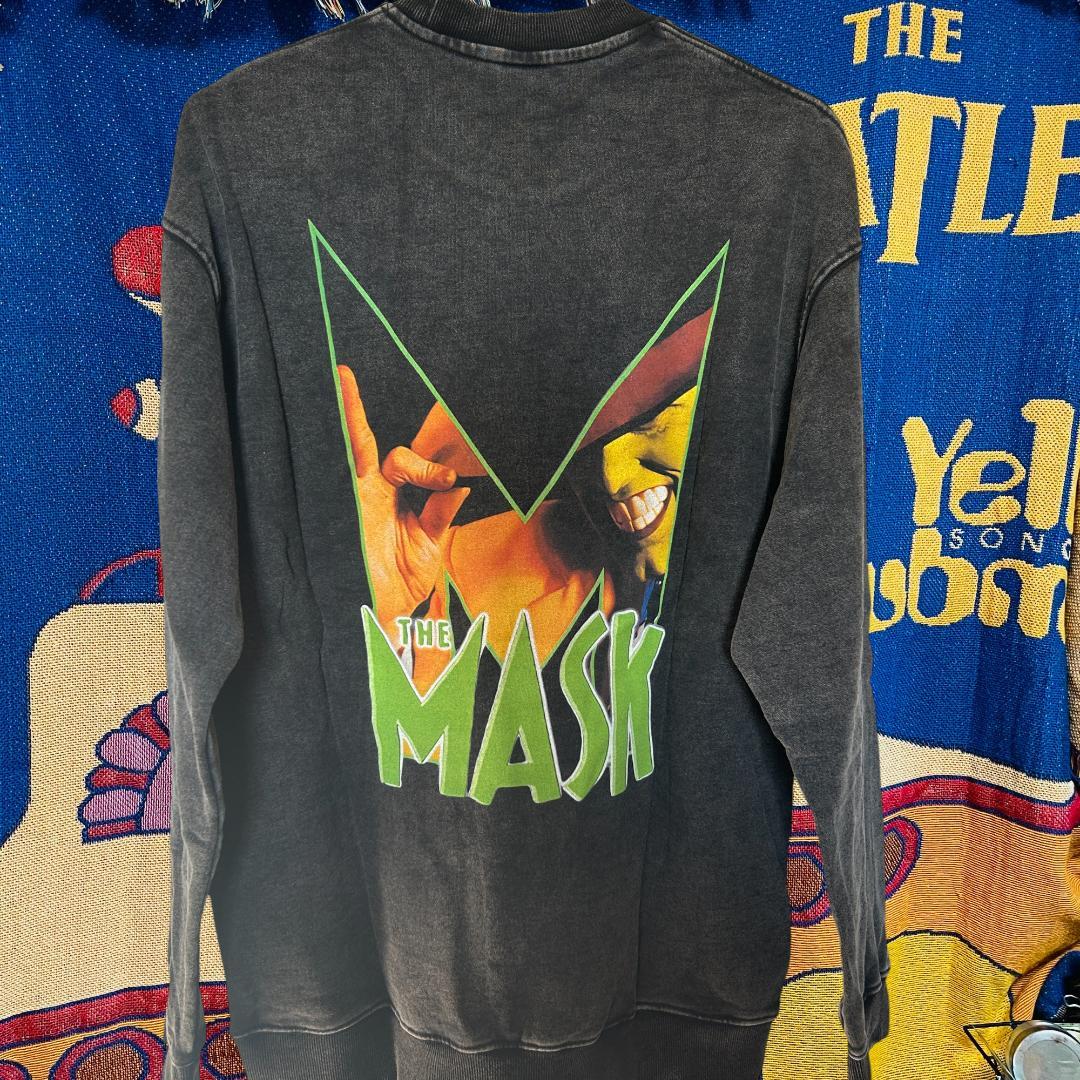 The Mask リプリントトレーナー 長袖 コットン L XL XXL ザ\u2022マスク スウェット メンズ 懐かし映画 リプリント イラスト マンガ
