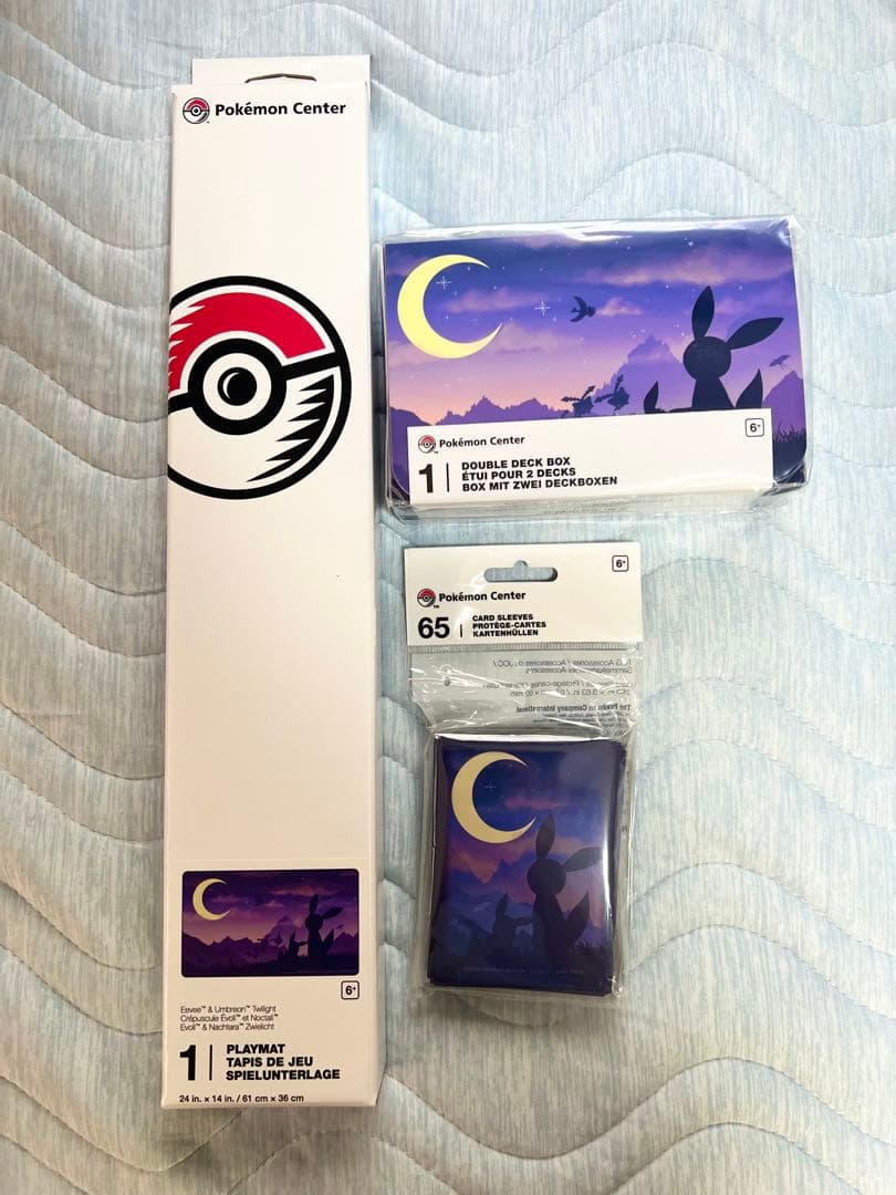 海外ポケセン イーブイ ブラッキー トワイライト サプライ3点セット
