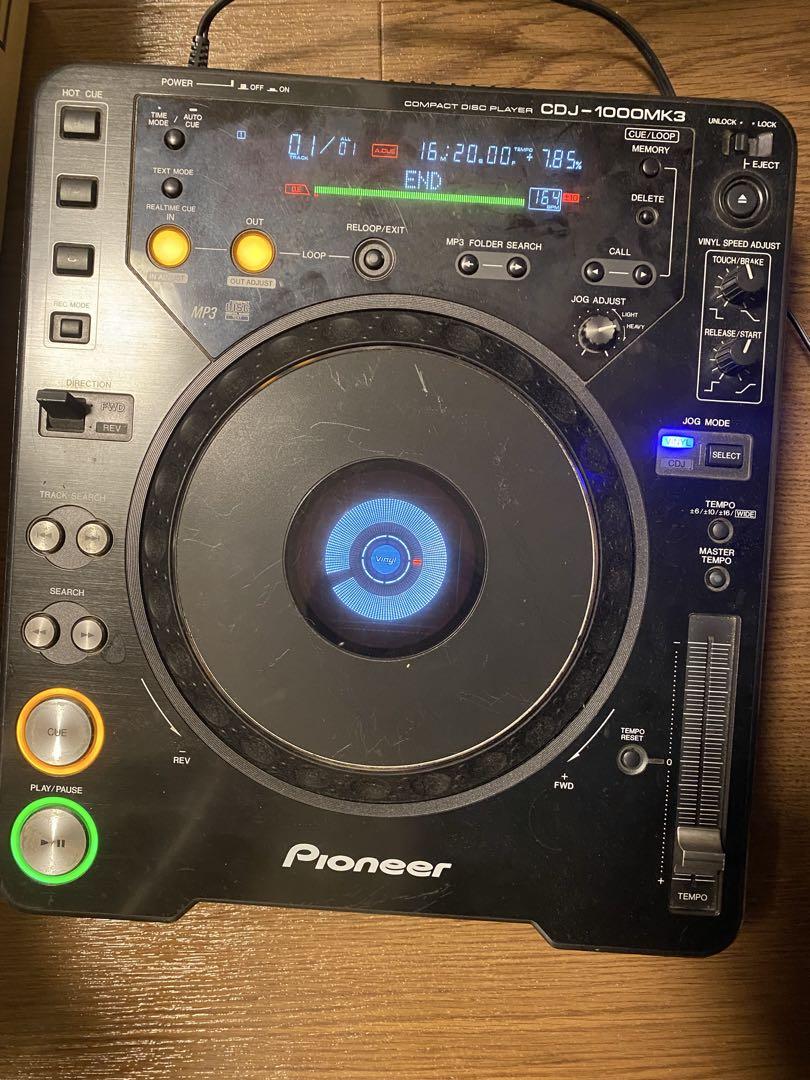 ‼️値下げ中‼️PioneerCDJ-1000MK3 DJ機器2台コントロールCD付