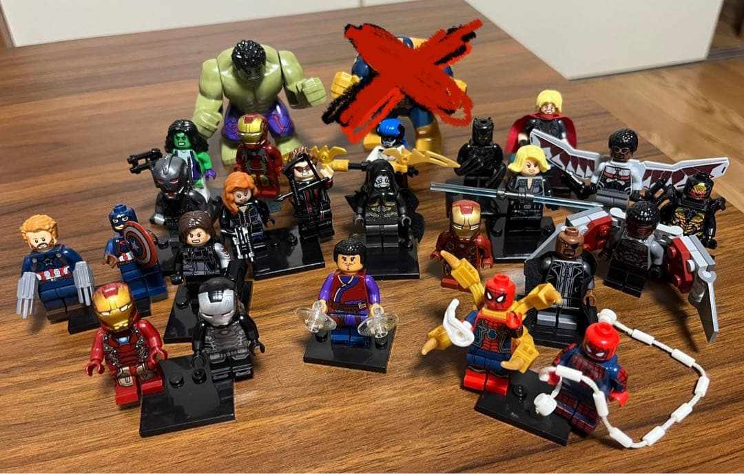 マーベル レゴ フィグ 25体セット アベンジャーズLEGO