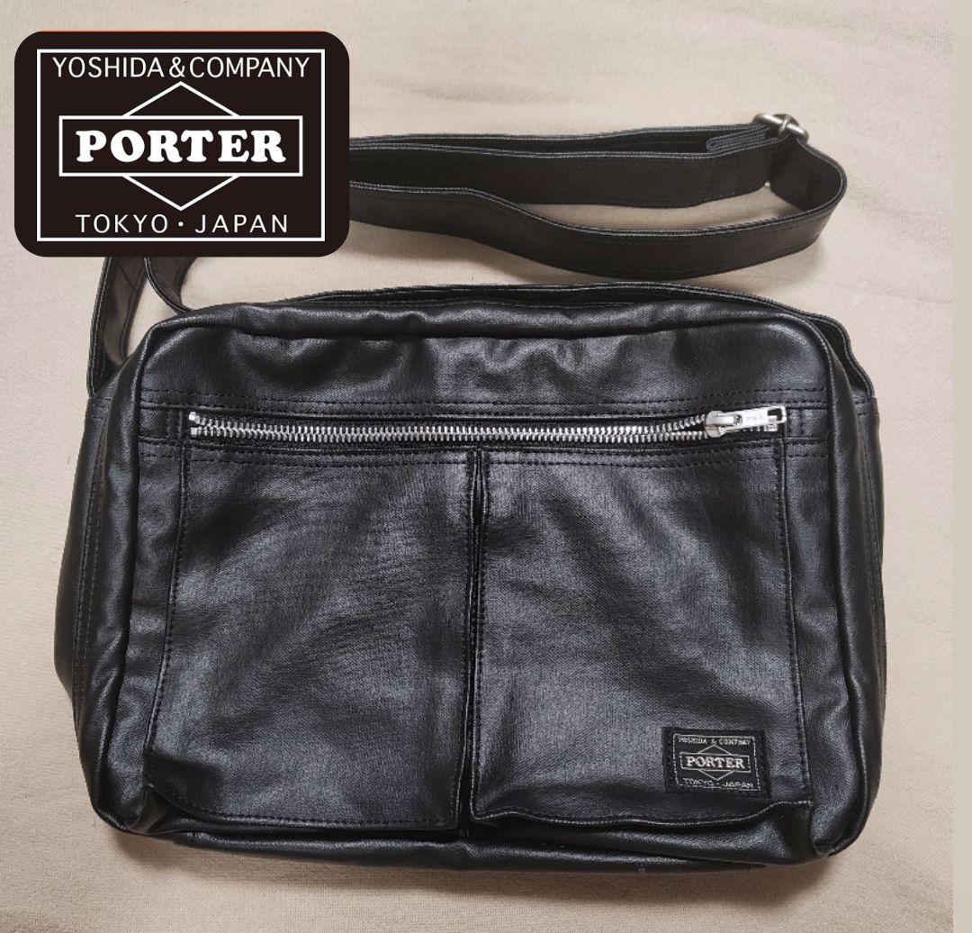 PORTER ポーター タンカー ショルダーバッグ 2層式 ブラック吉田カバン