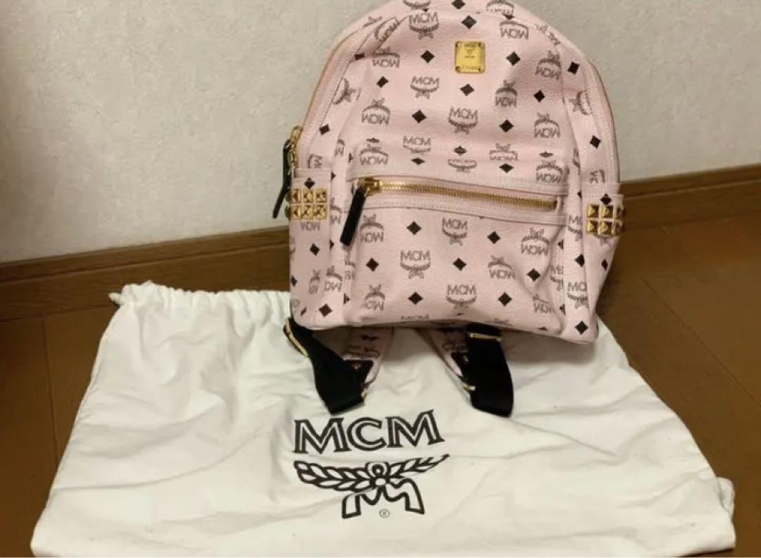 【限定値下げ】MCM リュック  ソフトピンク