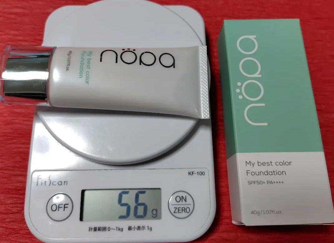 nopa ノパ マイベストカラーファンデーション40g SPF50