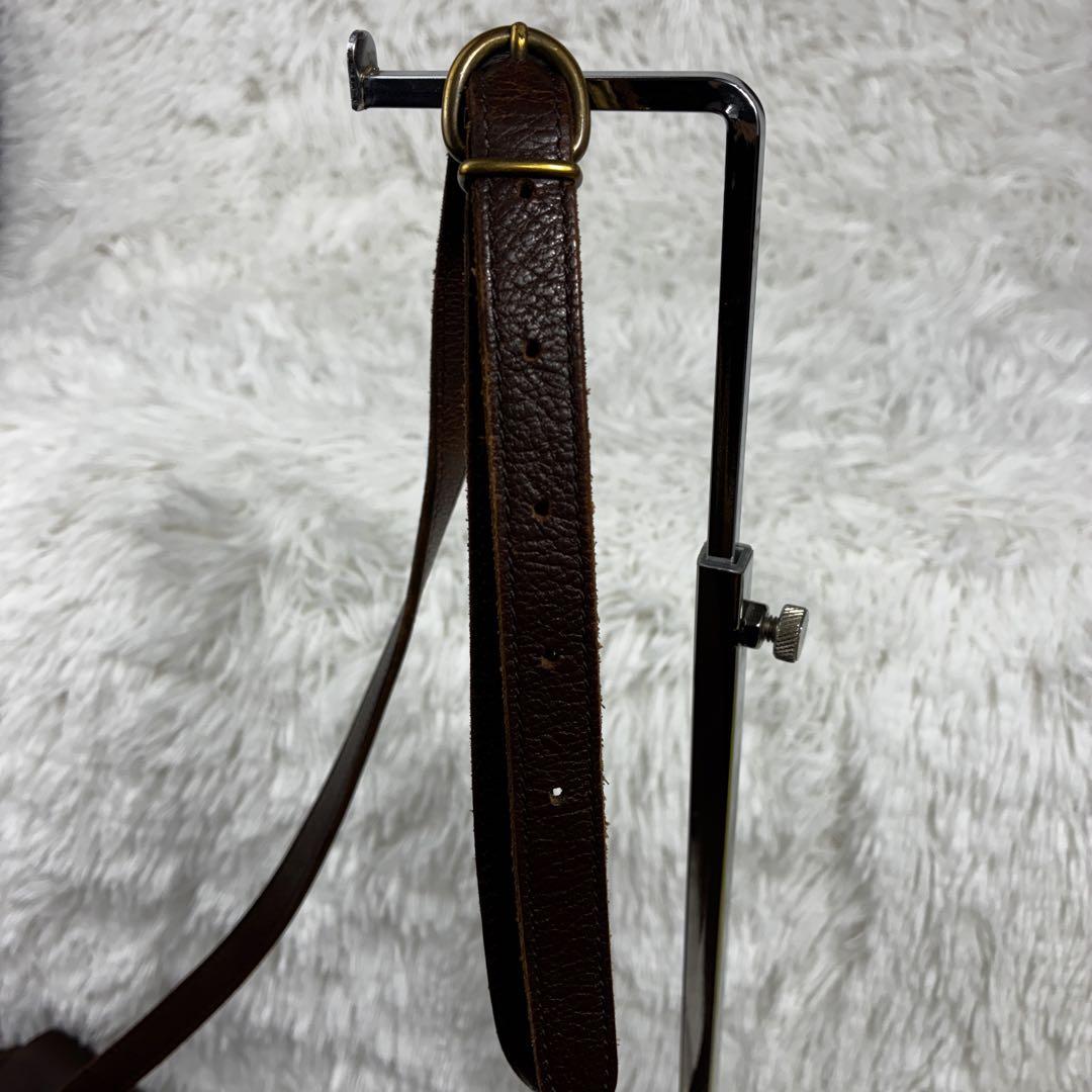 美品✨ IL BISONTE オールレザー ショルダー メッセンジャー バッグ