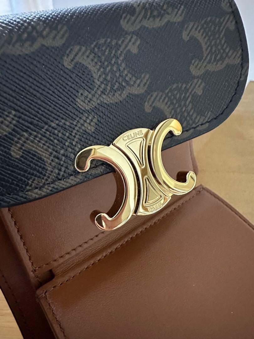 【週末限定お値下げ】CELINE  セリーヌ　正規品　トリオンフ　三つ折り　財布