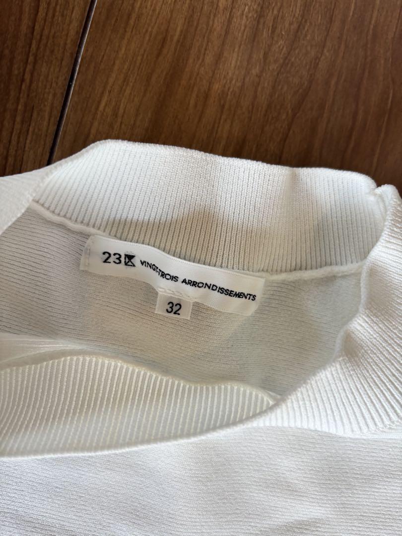 新品　23区　ホワイトチュニック
