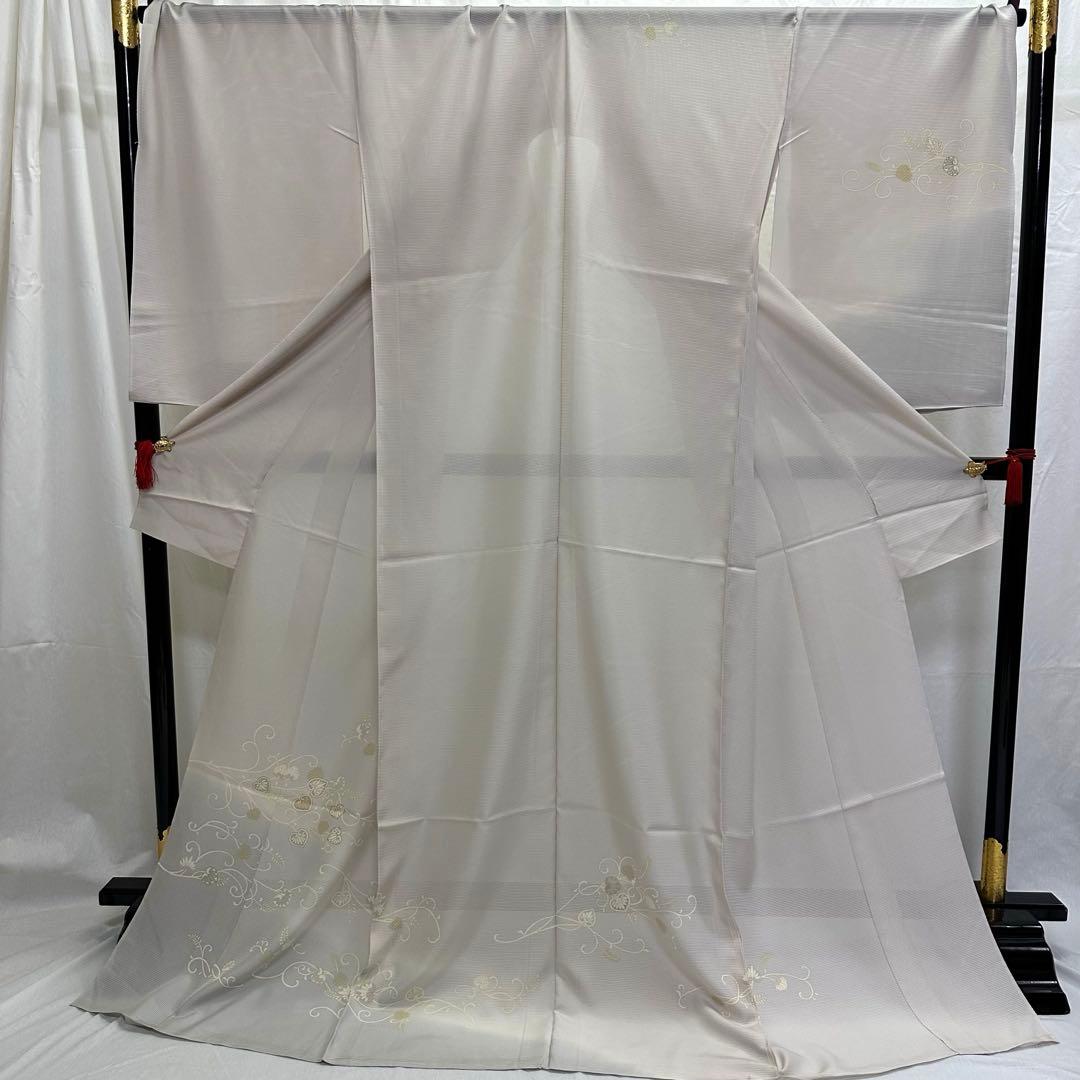 新品 正絹 夏 絽 訪問着 葵 唐草 日本の絹 2348