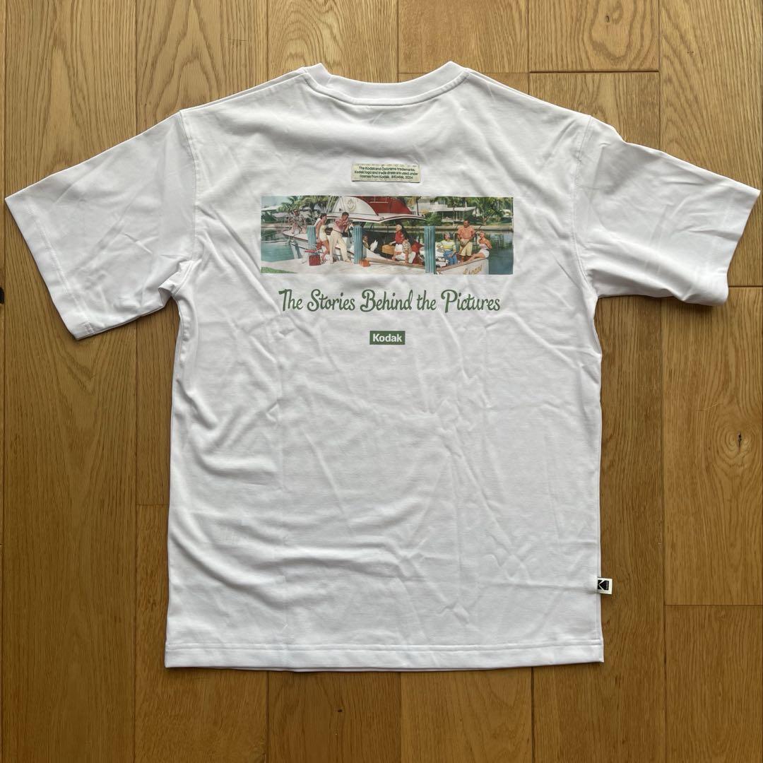 Kodak ホワイト Tシャツ 新品タグ付き 韓国限定 ユニセックス【S】