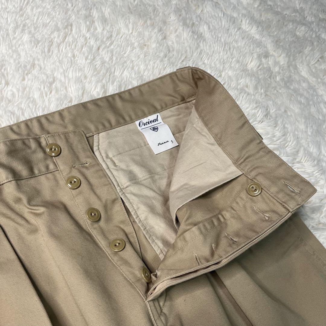 パンツ ORCIVAL 2tuck gather chino pants size5