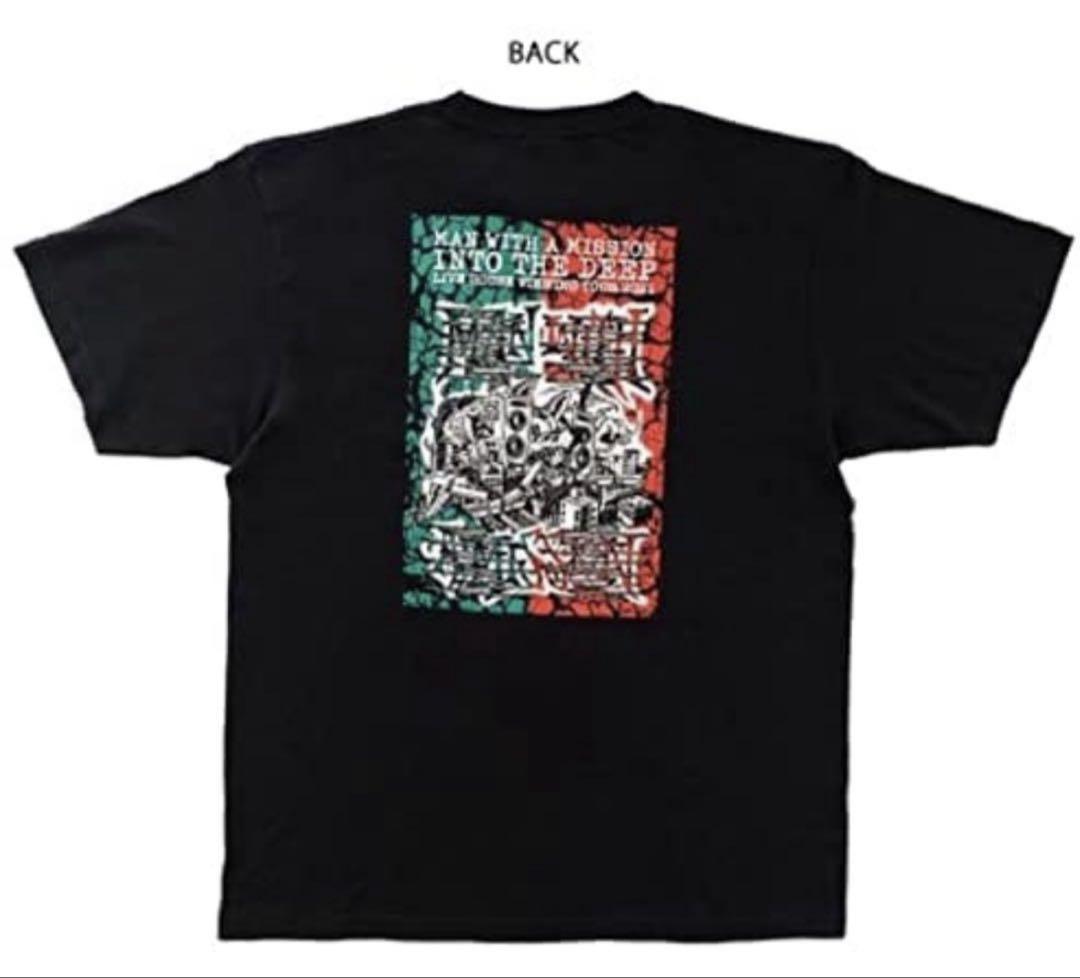 ☆マンウィズ MAN WITH A MISSION Tシャツ 黒 M - メルカリ