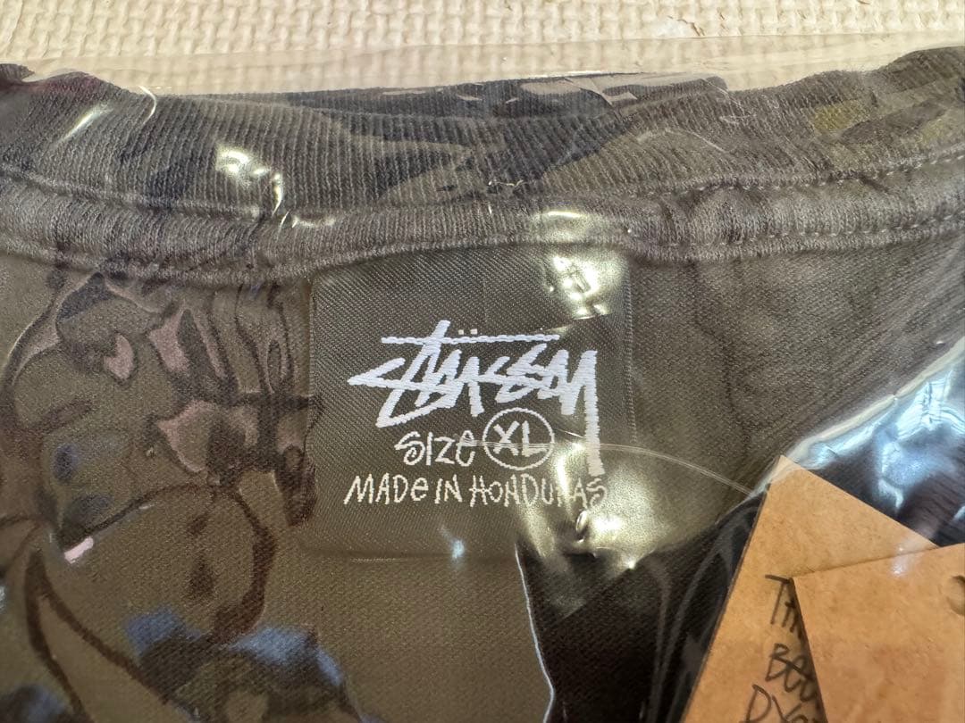 STUSSY STOCK LINK TEE PIGMENT 黒 XL Tシャツ