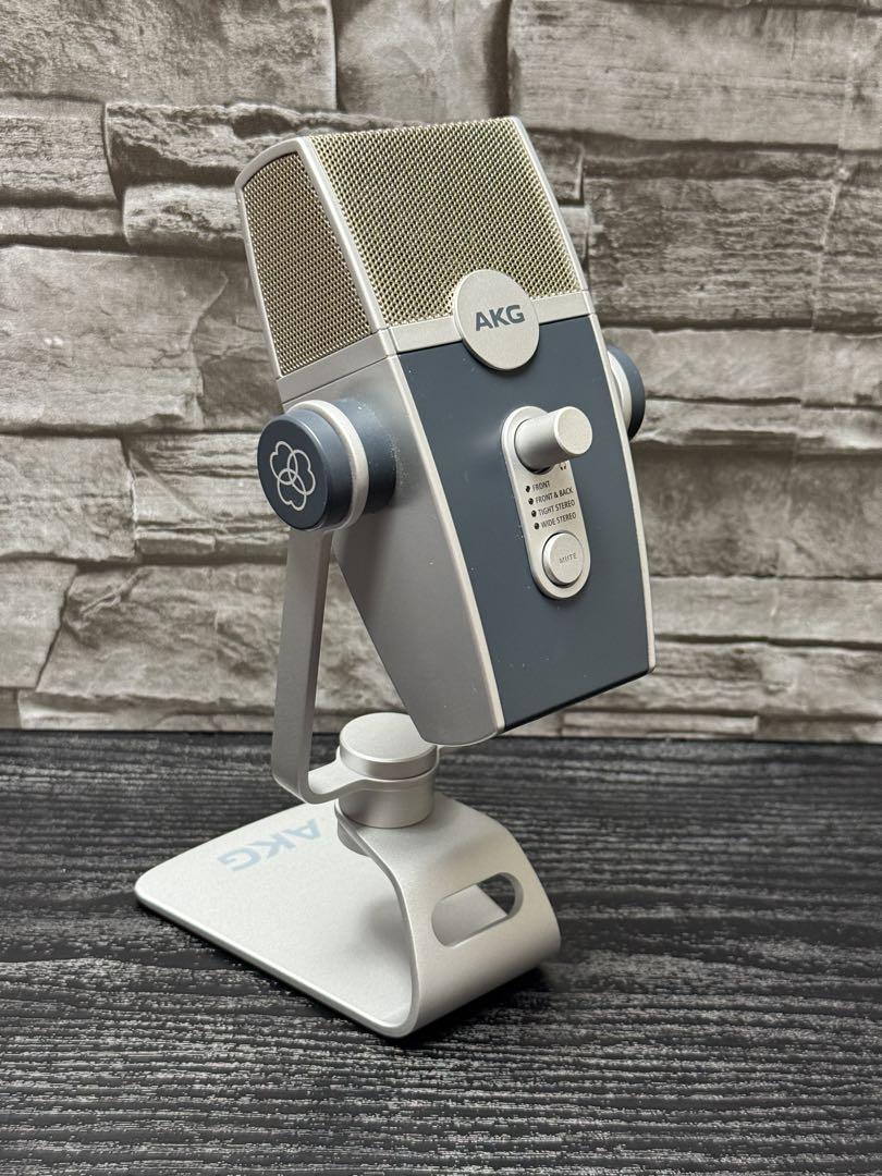 AKG LYRA コンデンサーマイク スタンド付き グレー/ホワイト