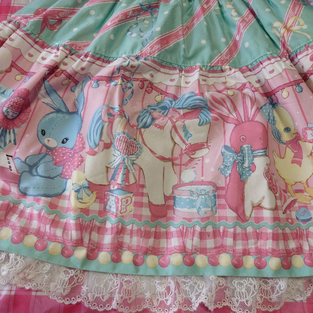 Angelic Pretty サロペット カチューシャ セット Angelic Pretty - ドリーミィベビールームサロペット＋