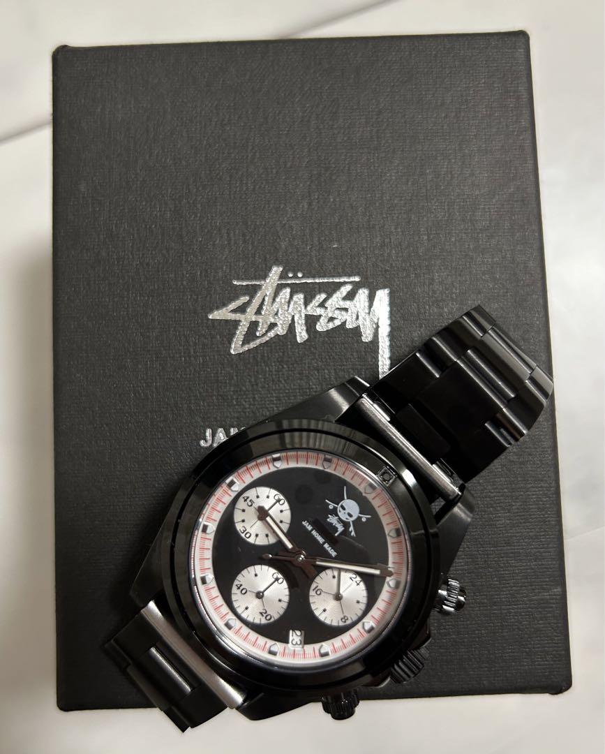 STUSSY ステューシー　JAM HOME MADE スカルデザイン 腕時計 STUSSY ステューシーJAM HOME MADE スカルデザイン 腕時計