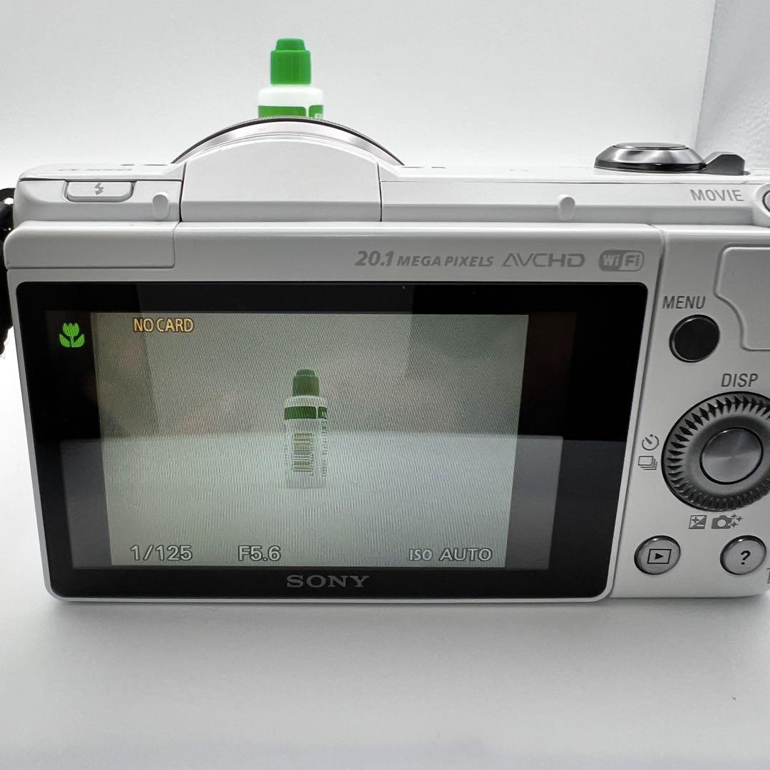 【完動品 美品】SONY α5000 ILCE-5000 ホワイト 動作確認済