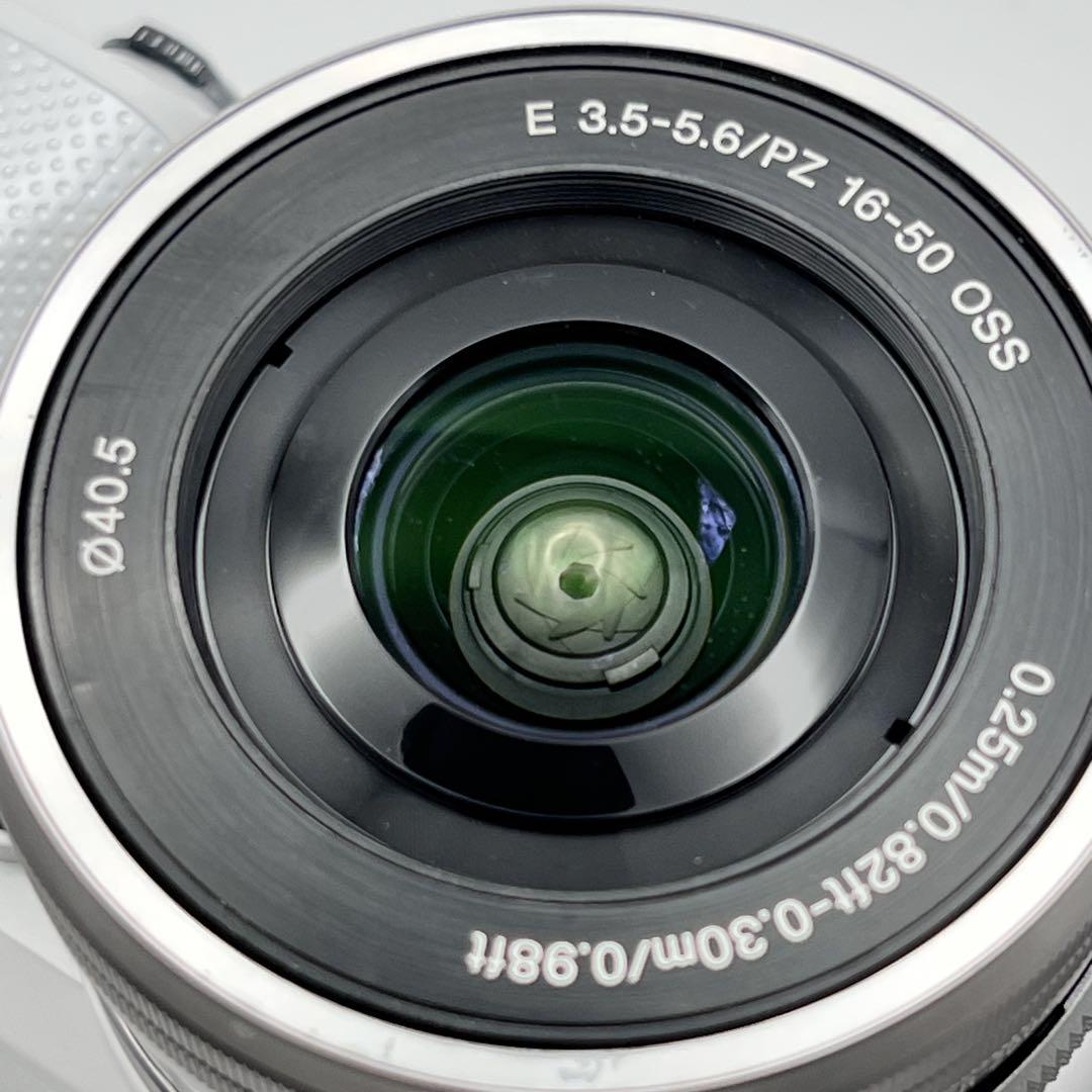 【完動品 美品】SONY α5000 ILCE-5000 ホワイト 動作確認済