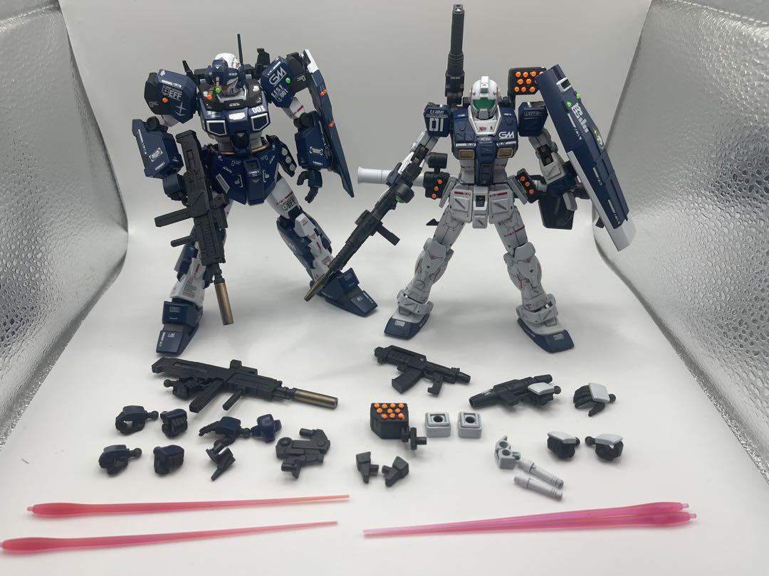 1/144HGジムスパルタン(隊長機/一般機)ジェスタORIGINジム4体セット