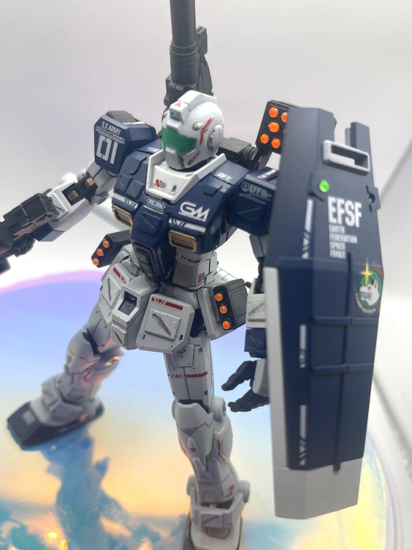 1/144HGジムスパルタン(隊長機/一般機)ジェスタORIGINジム4体セット