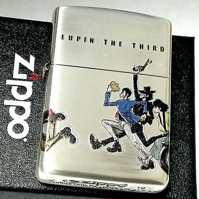 40 割引激安価格の Zippo ルパン三世 ジッポ ライター ４サイドチェイス シルバーイブシ タバコグッズ メンズ Us Edu Cv