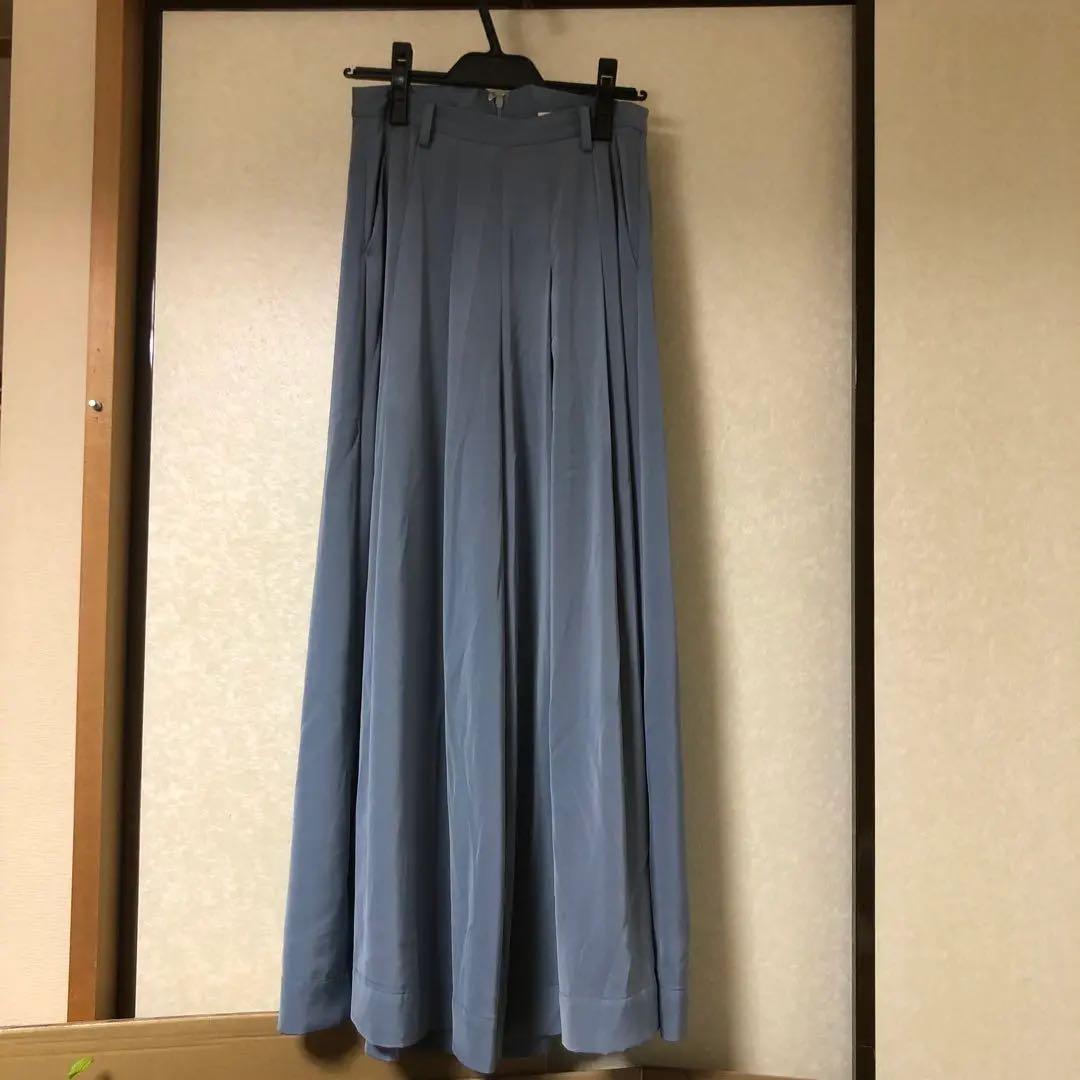 話題の人気 ブルーグレーワイドパンツ asvocr.org