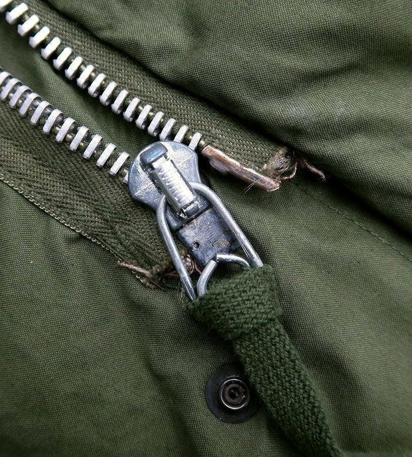 希少 初期型 XS 米軍実物 70s M-65 モッズコート アルミジッパー ②