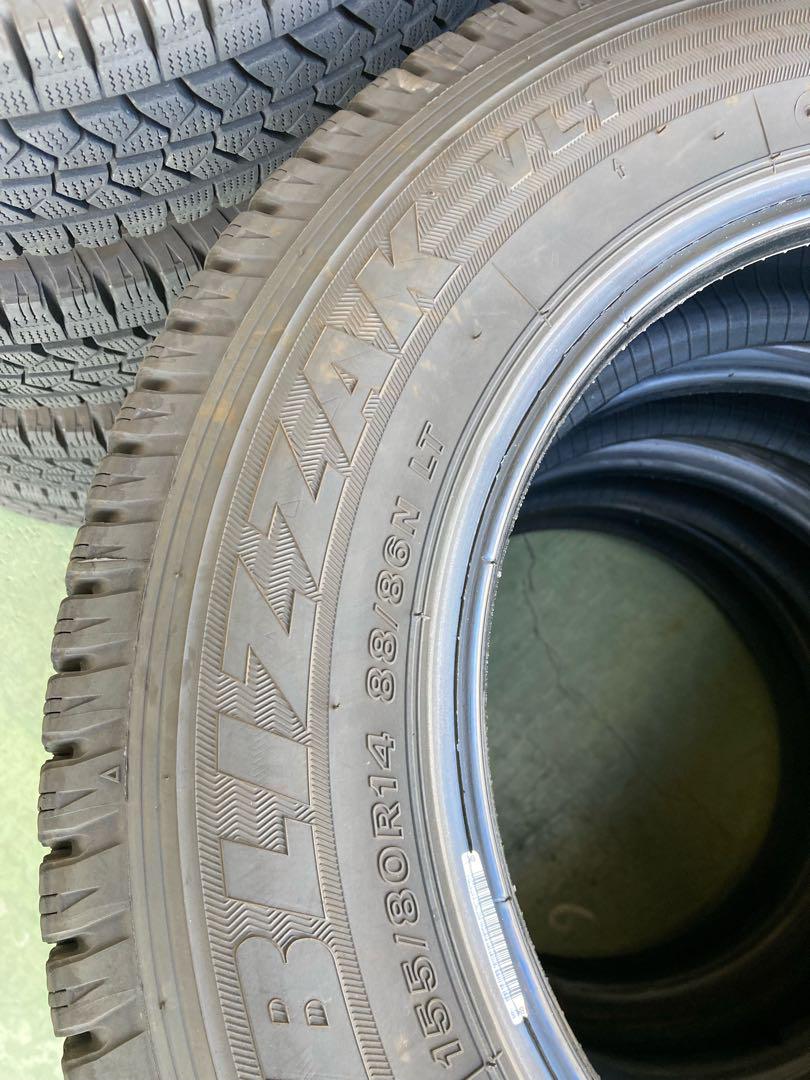 ④  155／80R14   88／86N   ブリヂストン　スタッドレス