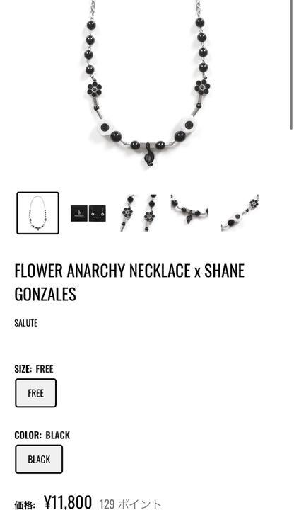 FLOWER ANARCHY NECKLACE x Shane Gonzales LD4cd-m77778100250 超特価通販