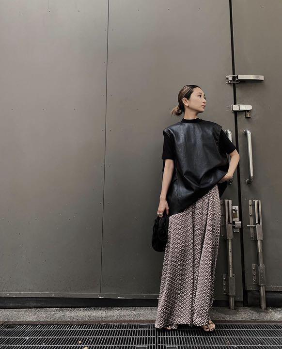 RIM.ARK Modern classical long skirt