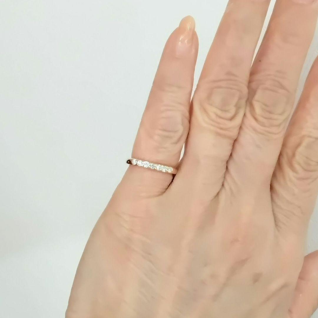 K18✨ダイヤ0.22ct✨サイズ6号✨リング✨指細さん&