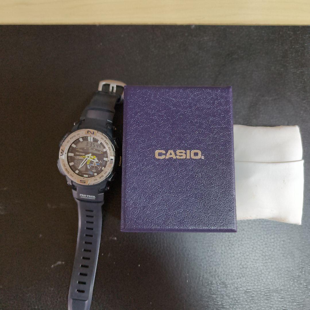 CASIO　pro trek twin sensor メンズ　腕時計
