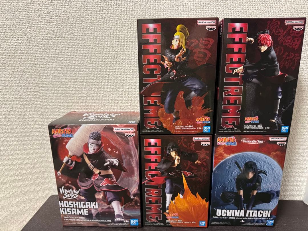 暁 イタチ 鬼鮫 デイダラ サソリ セット目立った傷や汚れなし